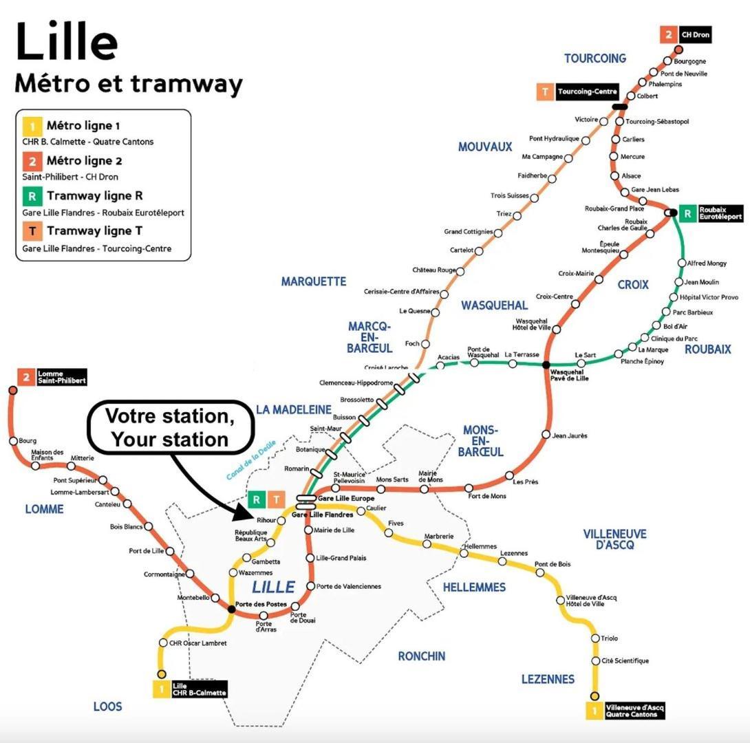 Vieux Lille - Beautiful Neat And Bright Apartment מראה חיצוני תמונה